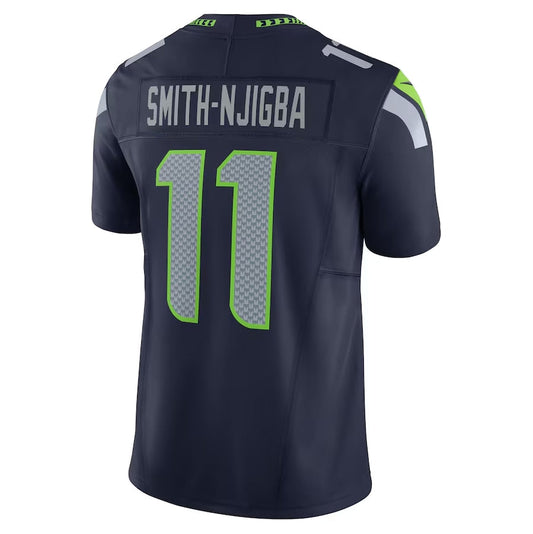 S.Seahawks #11 Jaxon Smith-Njigba Player Navy Vapor F.U.S.E. Limited Stitched American Football Jerseys