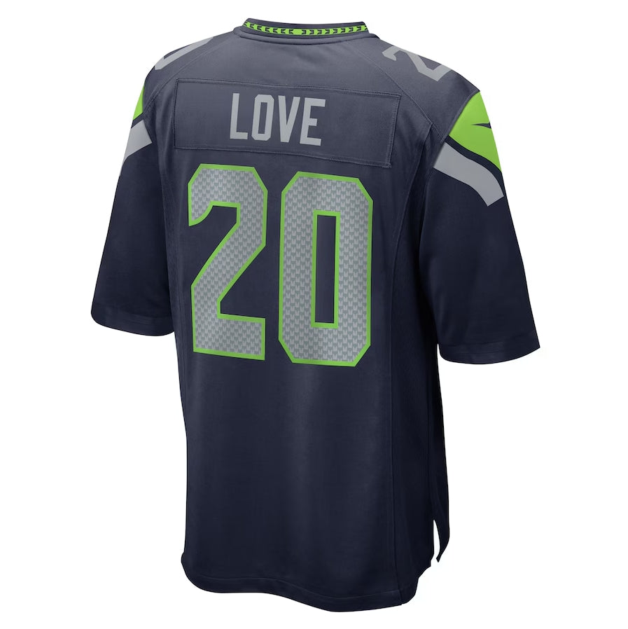 S.Seahawks #20 Julian Love Player Navy Game Stitched American Football Jerseys