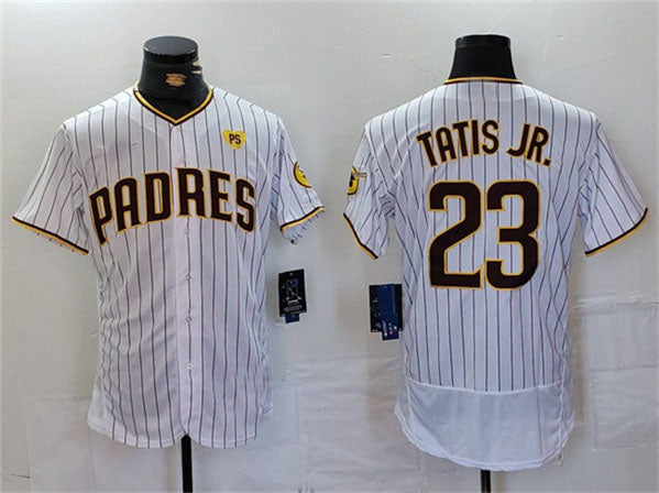 S.Diego Padres #23 Fernando Tatis Jr. Player Jersey White Flex Base Stitched Baseball Jerseys