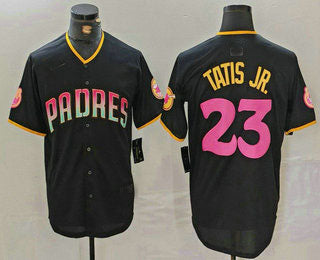 S.Diego Padres #23 Fernando Tatis Jr Player Black 20th Anniversary Cool Base Stitched Baseball Jerseys