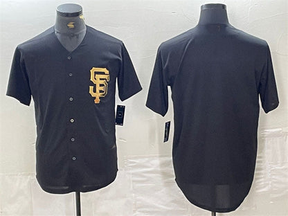 S.Francisco Giants Blank Player Black Cool Base Stitched Baseball Jerseys