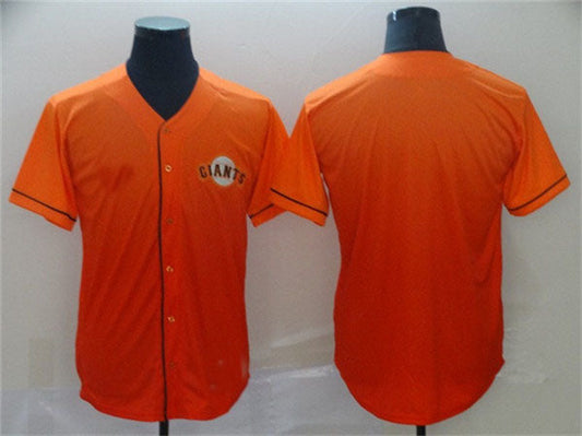 S.Francisco Giants Blank Player Jersey Orange Fade Stitched Baseball Jerseys