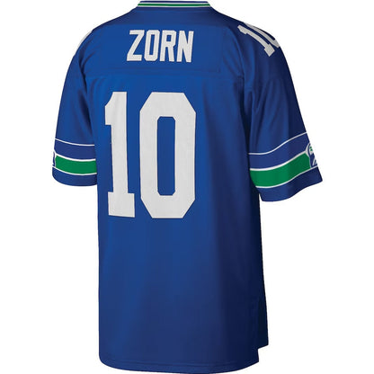 S.Seahawks #10 Jim Zorn Legacy Replica Player Jersey - Royal Stitched American Football Jerseys