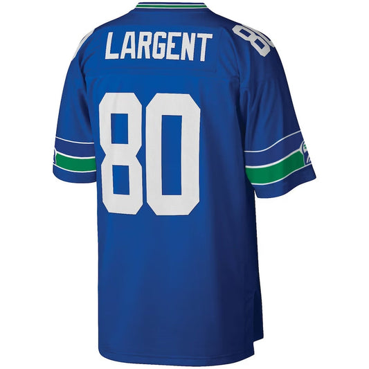 S.Seahawks #80 Steve Largent Legacy Replica Player Jersey - Royal Stitched American Football Jerseys