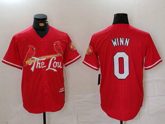 St.Louis Cardinals #0 Masyn Winn Player Red City Connect Limited Stitched Baseball Jerseys