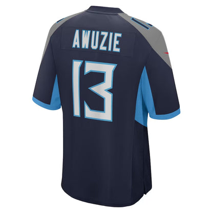 T.Titans #13 Chidobe Awuzie Player Navy Game Stitched American Football Jerseys