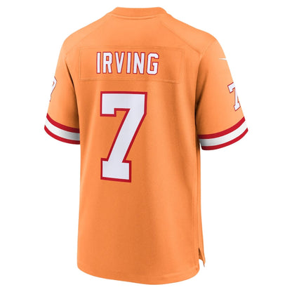 TB.Buccaneers #7 Bucky Irving Player Orange Game Stitched American Football Jerseys