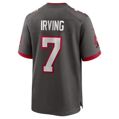 TB.Buccaneers #7 Bucky Irving Player Pewter Game Stitched American Football Jerseys