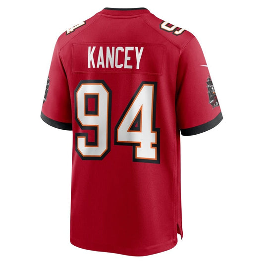 TB.Buccaneers #94 Calijah Kancey Player Red Game Stitched American Football Jerseys