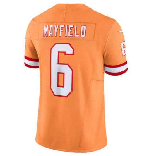 TB.Buccaneers #6 Baker Mayfield Player Orange F.U.S.E. Limited Stitched American Football Jerseys