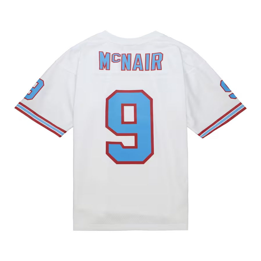 T.Oilers #9 Steve McNair Legacy Replica Player Jersey - White Stitched American Football Jerseys