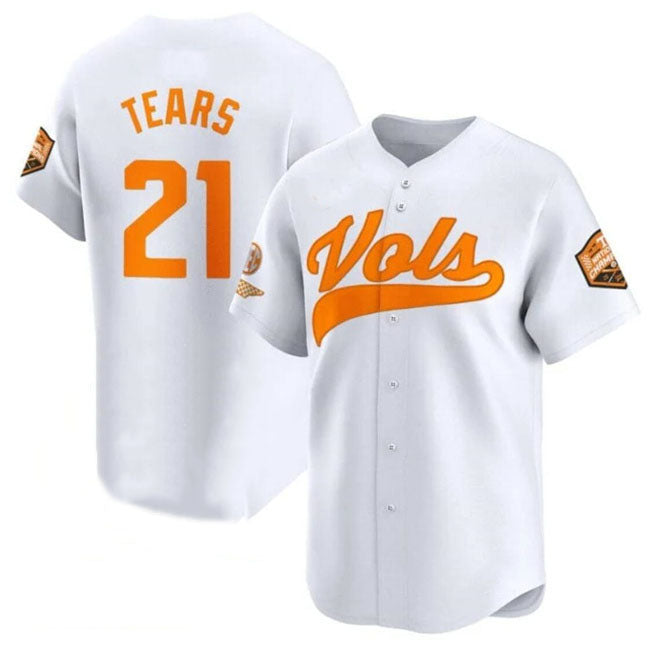 T.Volunteers #21 Kavares Tears Player White Champions Vapor Limited Stitched College Jerseys