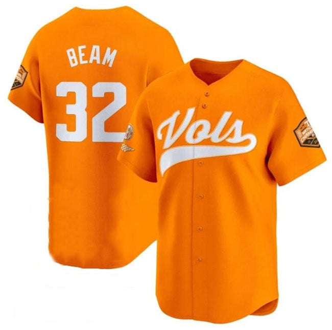 T.Volunteers #32 Drew Beam Player Orange Champions Vapor Limited Stitched College Jerseys