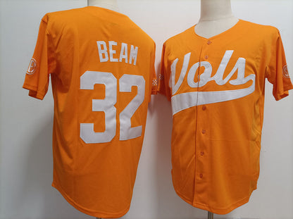 T.Volunteers #32 Drew Beam Player Game Jersey Orange Stitched College Jerseys