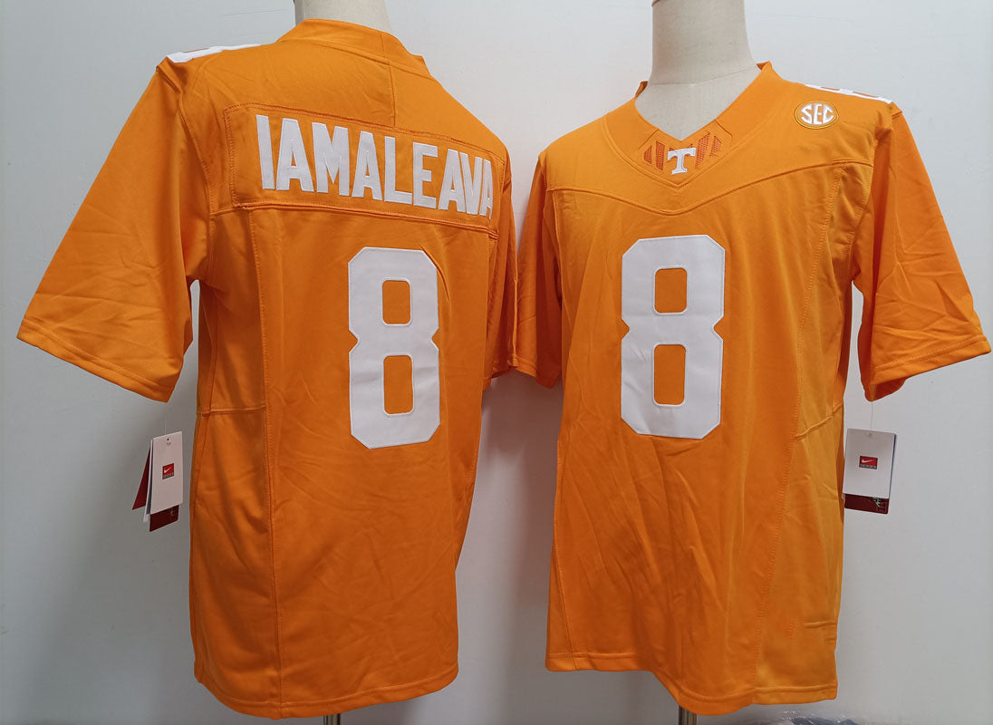 T.Volunteers #8 Nico Iamaleava Player Jersey Orange Stitched American College Jerseys