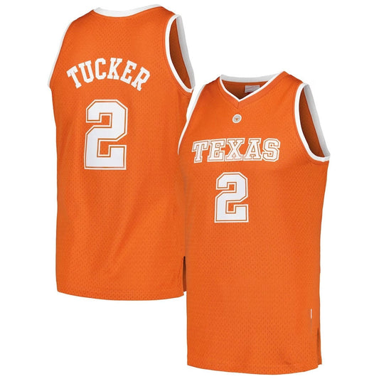 T.Longhorns #2 PJ Tucker College Vault Player Swingman Jersey - Texas Orange American College Jerseys