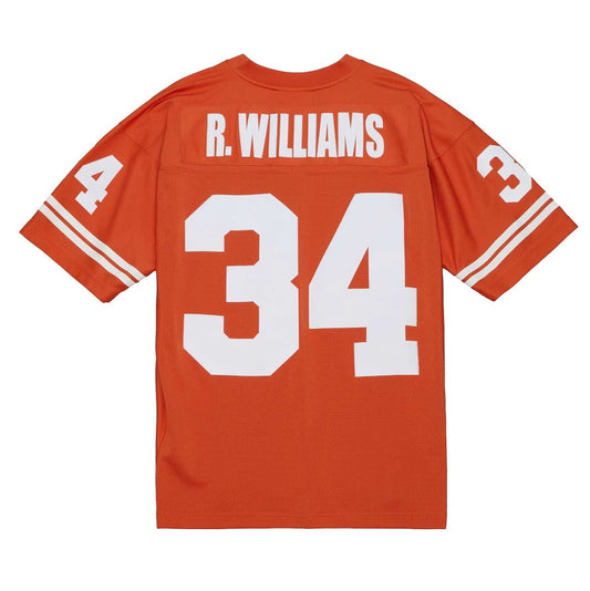 T.Longhorns #34 Ricky Williams Throwback Player Game Jersey - Texas Orange American College Jerseys