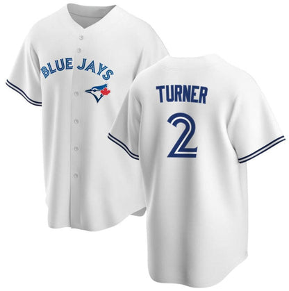 T.Blue Jays #2 Justin Turner Player White Cool Base Stitched Baseball Jerseys