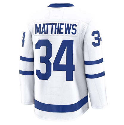 T.Maple Leafs #34 Auston Matthews Fanatics Player Jersey - White Stitched American Hockey Jerseys