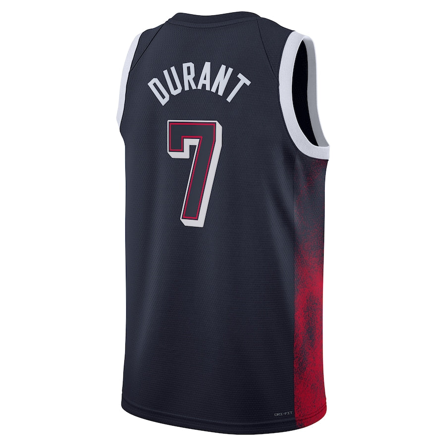 USA Basketball #7 Kevin Durant Unisex Swingman Player Jersey - Navy Stitched American Basketball Jersey