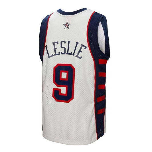 USA Basketball #9 Lisa Leslie Player 2004 Hardwood Classics Swingman Jersey - White American Basketball Jerseys