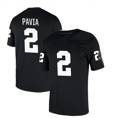 V.Commodores #2 Diego Pavia Player Black Game Football Stitched American College Jerseys