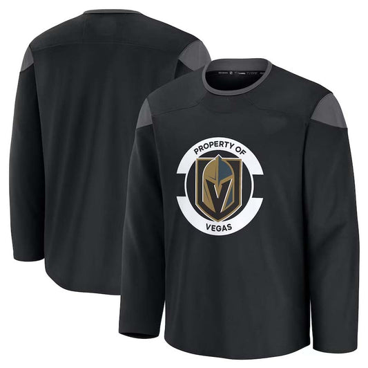 V.Golden Knights Fanatics Blank Player Jersey - Black Stitched American Hockey Jerseys