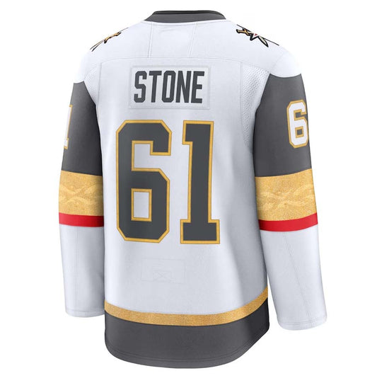 V.Golden Knights #61 Mark Stone Fanatics Player Game Jersey - White Stitched American Hockey Jerseys