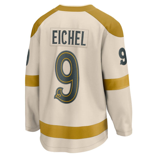 V.Golden Knights #9 Jack Eichel Fanatics Classic Player Jersey - Cream Hockey Jerseys