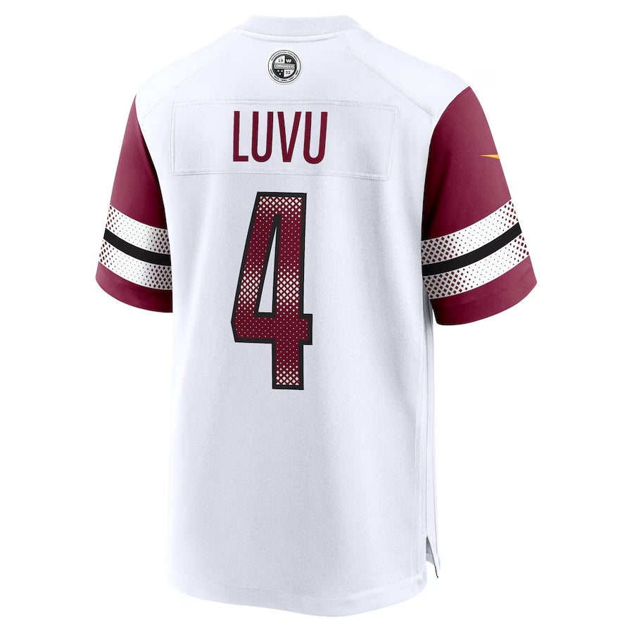 W.Commanders #4 Frankie Luvu Player White Game Stitched American Football Jerseys