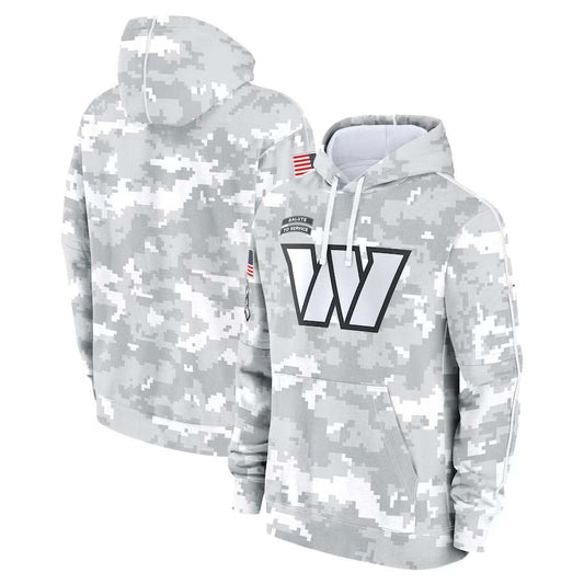 W.Commanders Salute To Service Club Pullover Hoodie Birthday gifts Player Jersey Stitched American Football Jerseys