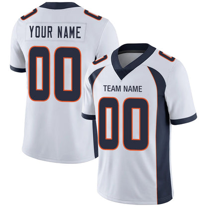 Custom D.Broncos White Personalized Design Your Own Name and Number for Men Women Youth Jerseys