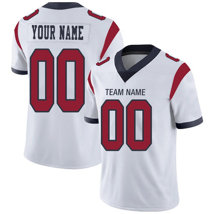 Custom H.Texans White Personalized Design Your Own Name and Number for Men Women Youth Jerseys