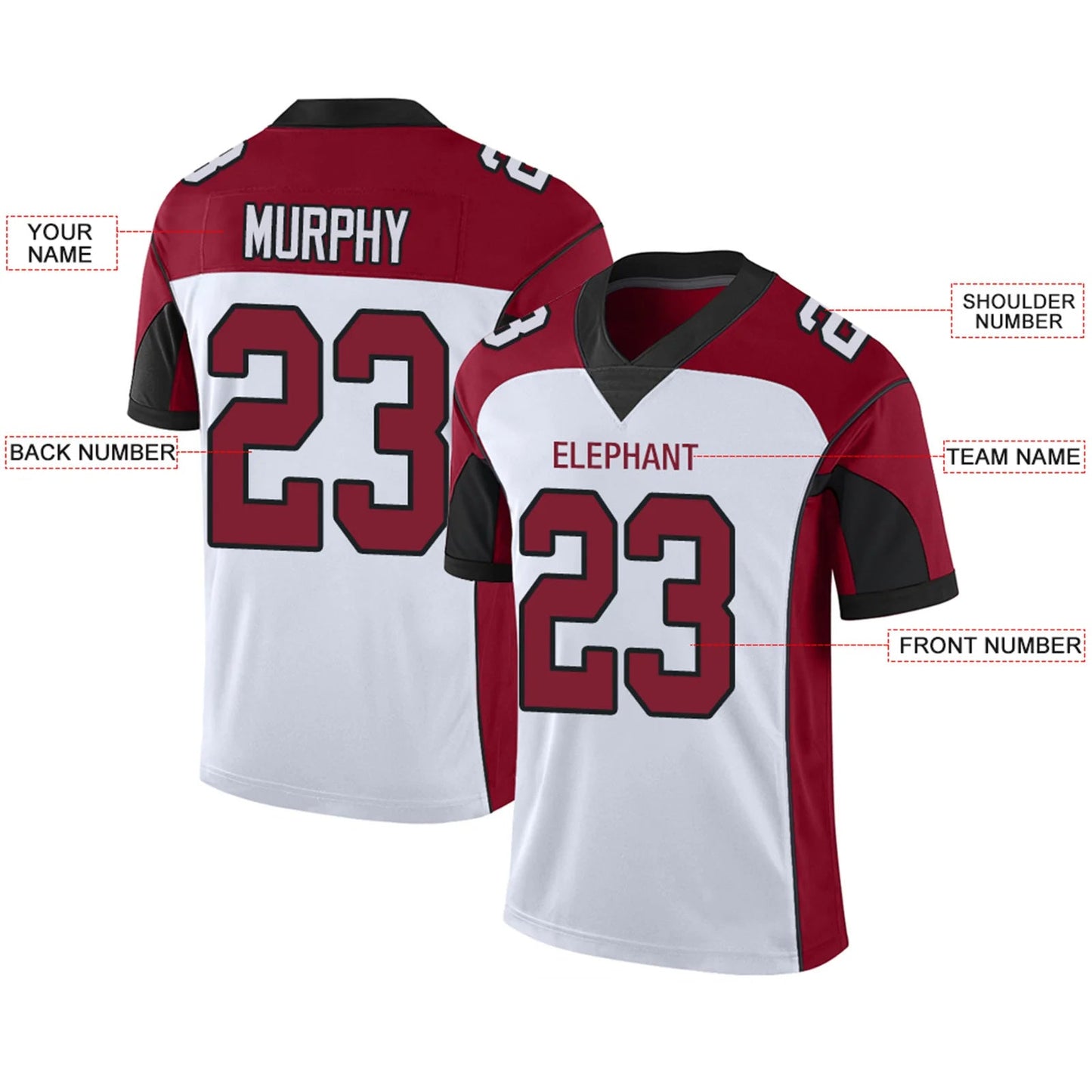 Custom A.Cardinals White Personalized Design Your Own Name and Number for Men Women Youth Jerseys