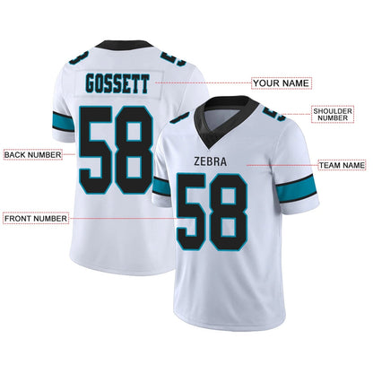 Custom C.Panthers White Personalized Design Your Own Name and Number for Men Women Youth Jerseys