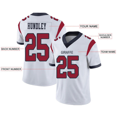 Custom H.Texans White Personalized Design Your Own Name and Number for Men Women Youth Jerseys