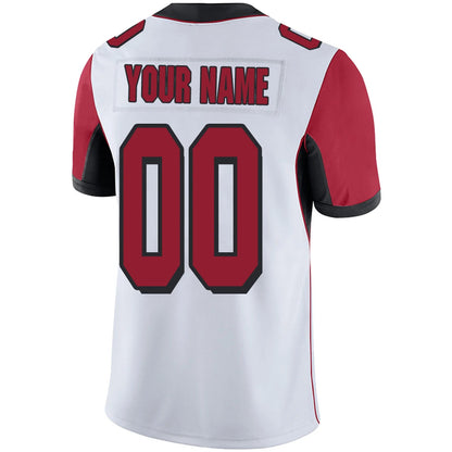 Custom A.Falcons White Personalized Design Your Own Name and Number for Men Women Youth Jerseys